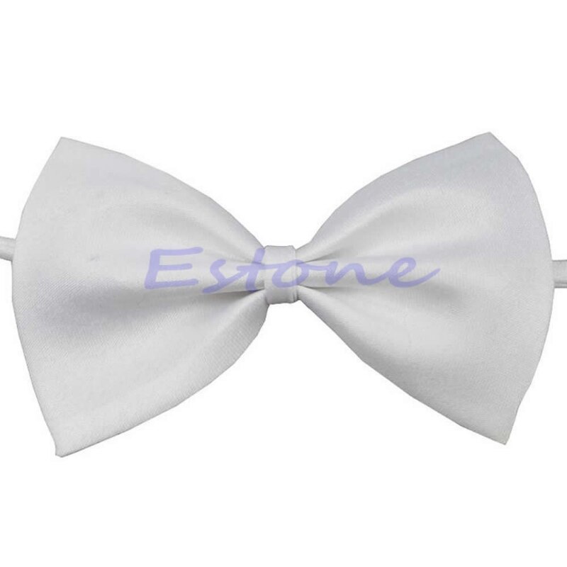 viel freundlicher Mädchen Jungen Kleinkinder Bowtie Vor Gebunden Hochzeit Fliege schlicht Krawatte