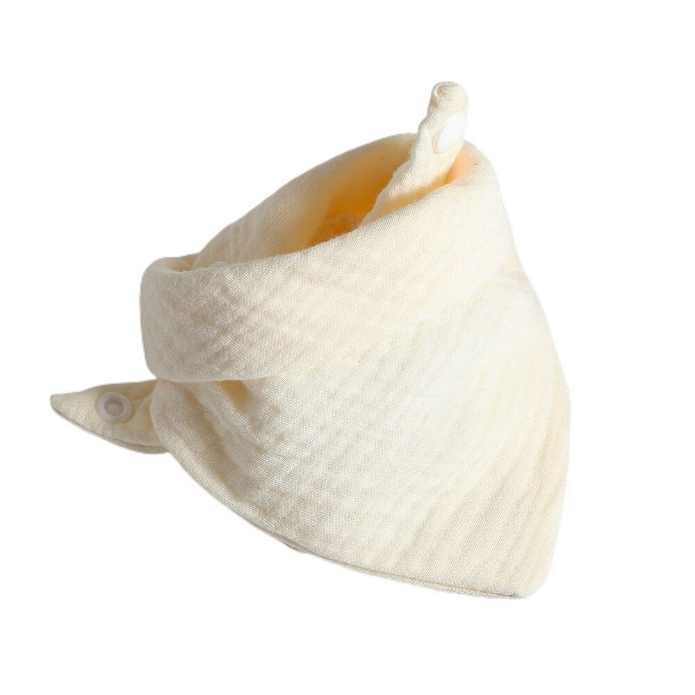 Bavaglino bavaglino tasca garza di cotone asciugamano saliva bavaglino fazzoletto bavaglino garza per bambini: Beige