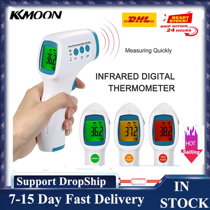 Digital Infrared Thermometer Temperature Gauge Object Non Contact Temperature Measurement Device 4 Setting Modes 99 Memories