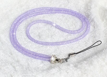 Lanyard Strap Crystal Neck Strap for iPhone 7 Plus 8 X SE Cellphones Phone Cases Keys Necklaces Rhinestone Keychain: 1