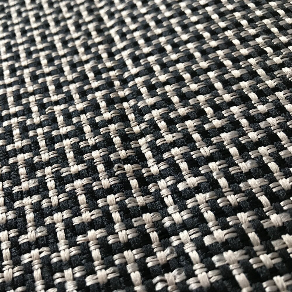 WHITE/BLACK KEVLAR FABRIC FOR DOOR PANEL RACING SEATS SPORT WILDCAT TOMCAT 1 YARD (1m x 1.5m)