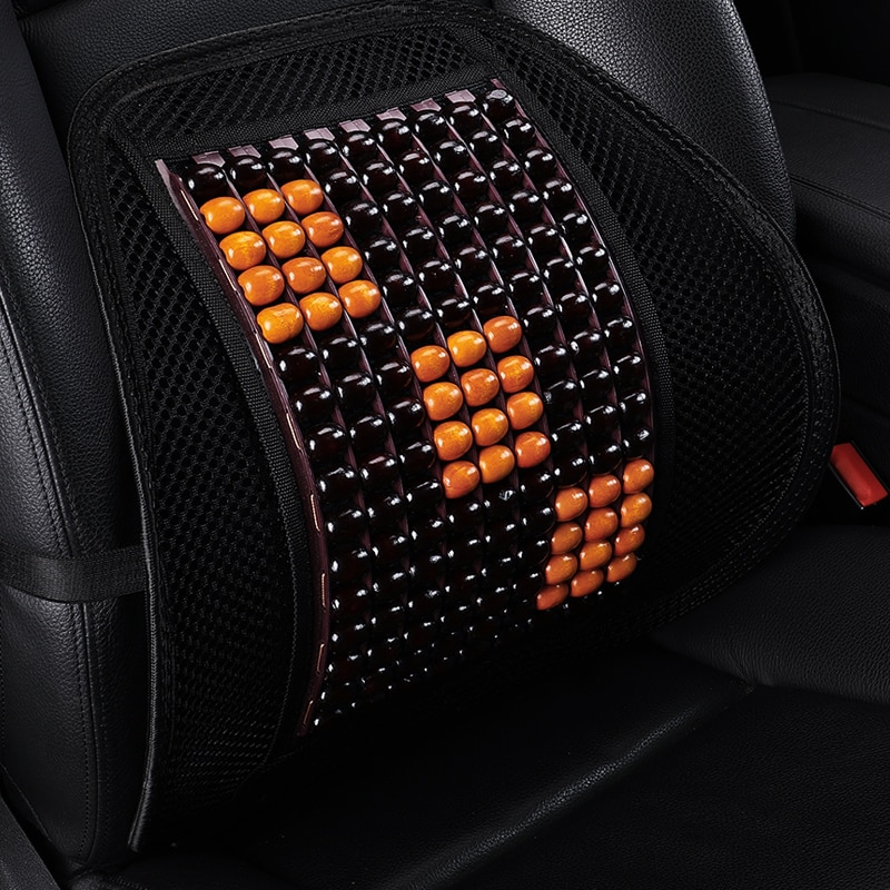 Universal- Holz Auto Zurück Unterstützung Stuhl Massage Lenden Unterstützung Taille Kissen Gittergewebe Lüften Kissen Pad Für Auto Sekretariat Heimat