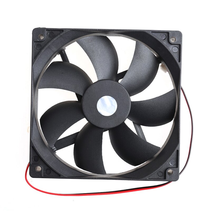 Ventilador enfriador de ordenador de 12V de 2 pines pequeño 120mm x 120mm x 25mm sistema de caja ventilador de refrigeración hidráulico para disipador térmico de ordenador