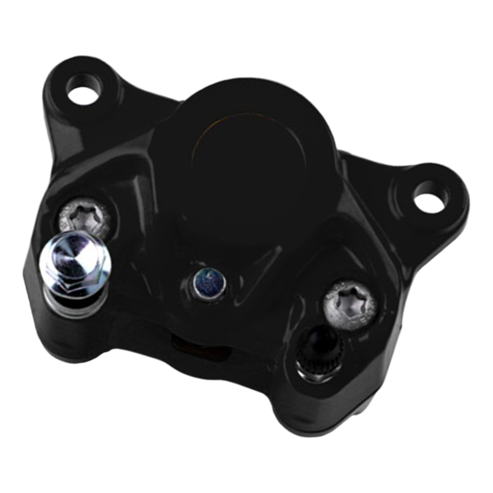 Universal 2-Piston Motorbike Rear Brake Caliper Assembly Replacement Parts: Black