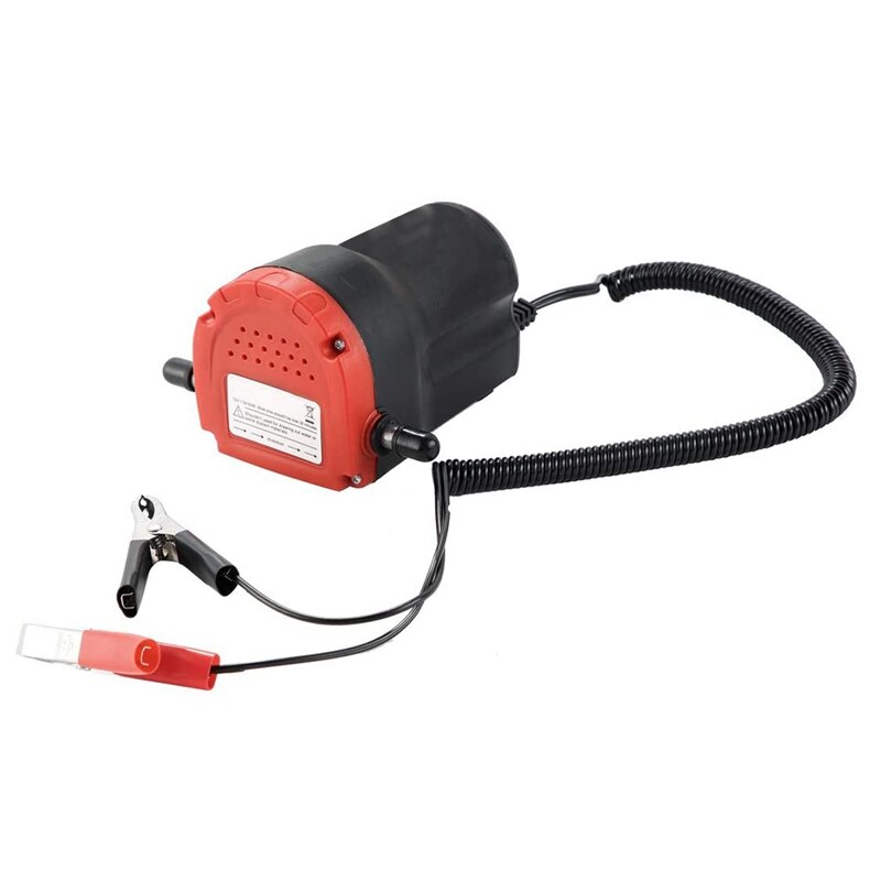 12V 60W Oil Change Pump Extractor,Oil/Crude Oil Fluid Pump Extractor Scavenge Oil Change Pump Transfer Suction Red Case