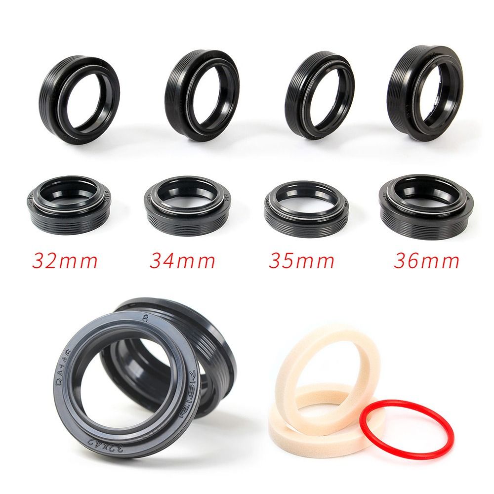 Sello de horquilla Universal de repuesto para bicicleta, piezas de repuesto de 32mm/34mm/35mm/36mm, sello antipolvo para horquilla, sello de aceite de suspensión para bicicleta de montaña