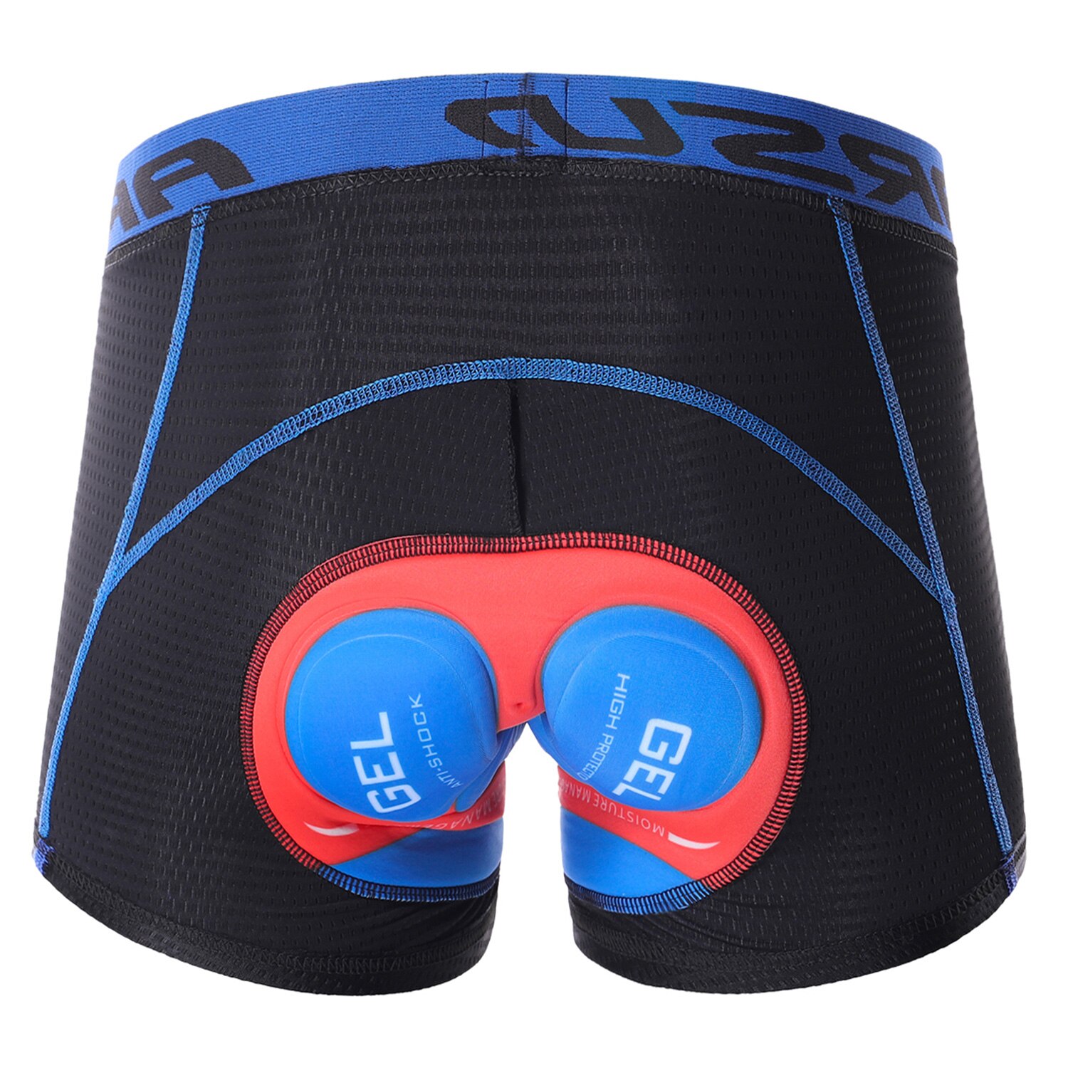 Arsuxeo Cuissard de Cyclisme Hommes Short Sous-Vêtements De Cyclisme Homme Vélo Léger Respirant 5D Rembourré VTT Vélo VÉLO Shorts Cyclisme