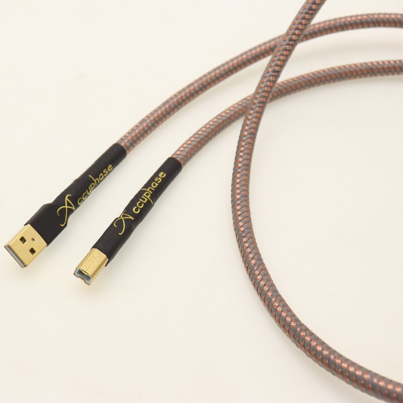Accuphase USB Hifi Audio Cable Sound Card DAC Decoder USB2.0 Data Cable a Flat Port B Square Port