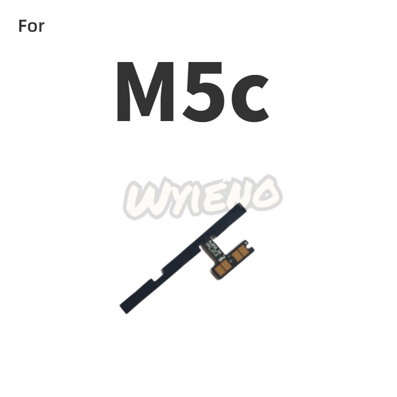 Novaphobat para Meizu M3 Note M681H M681Q/L681h encendido apagado volumen arriba abajo interruptor tecla flex cable reemplazo + seguimiento: for M5c