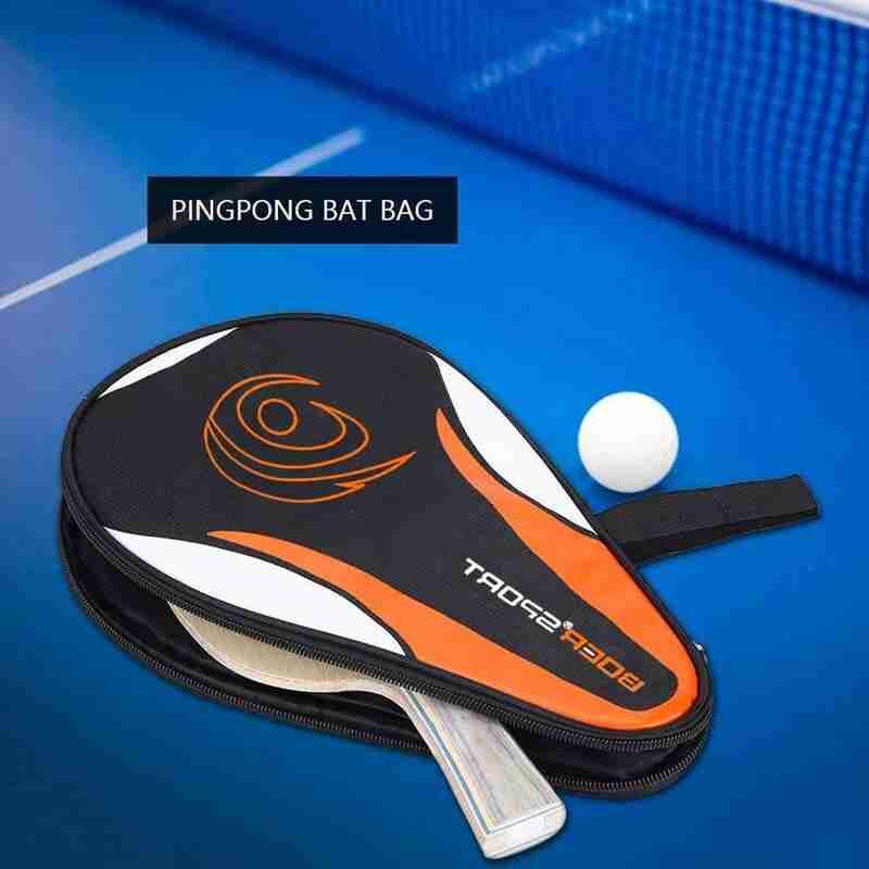 Pingisfodral sport bordtennisracketväska bärbara skyddstillbehör utrustning vattentät dragkedja träningsyrke