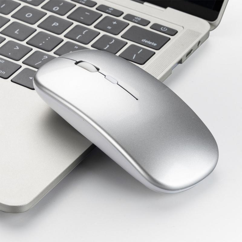 Stylish Bluetooth 5.0 Wireless Rechargeable Mouse Silent Dual Mode Optical Mouse 2.4G Mute Silent Ergonomic Notebook Mice