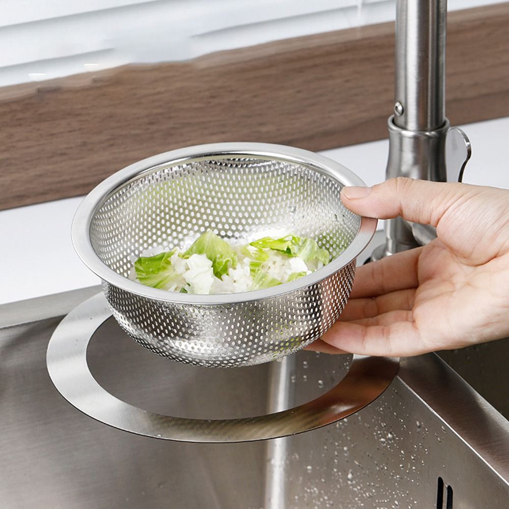 Drain Water Basket Sink Drain Basket Kitchen Basin Organizer Swan Shape Drain Strainer Basket Hanging Stainless Steel