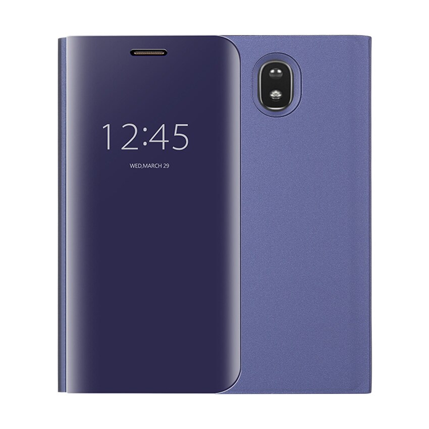 Flip-Cover Leder Telefon Fall für Samsung Galaxy J7 J5 J3 Pro J 5 7 3 SM J730F J530F j330F SM-J330F SM-J530F SM-J730F EU: For J5 2017 / Purple