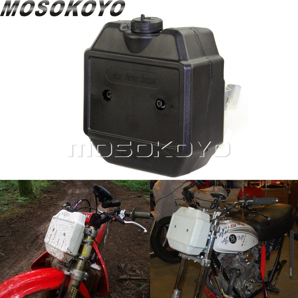 Universal Motorcycle Front Auxiliary Fuel Tank 1.3 Gallon Oil Gas Tank For Honda Kawasaki Suzuki Yamaha Ducati BMW Custom