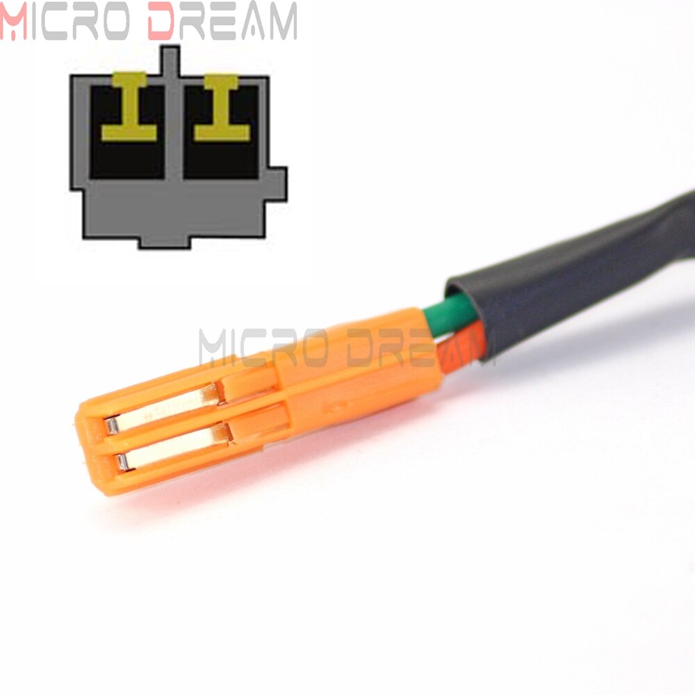 2 Pin Plug Turn Signal OEM Indicators Wire Adapter Plugs Universal for Honda CB/CBR 400 600 650 1000 RR/X/F VT VTX1300 VTX1800
