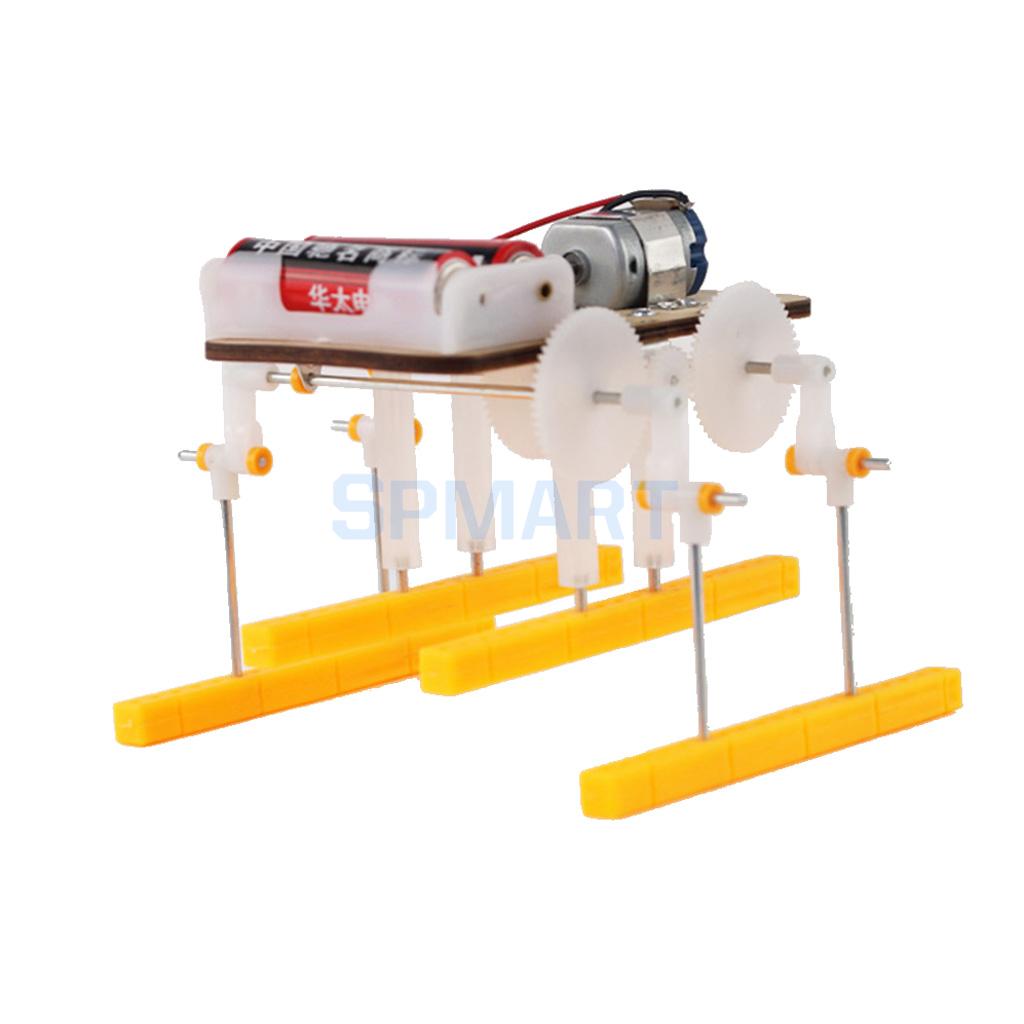 DIY Assembled Electrical Walking Robot Science Model Educational Toys