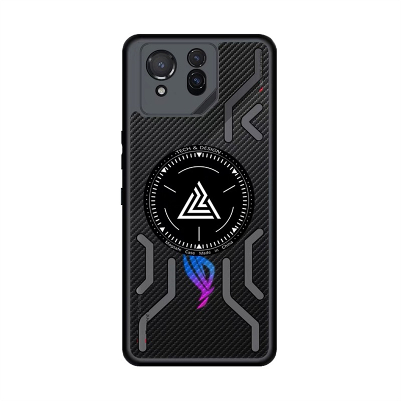 Magnetische Cooling Case Voor ASUS ROG Telefoon 9 8 Pro Case Matte Transparante Achterkant Voor ROG 8 9 pro Phone8 Schokbestendige Bumper: For ROG Phone 8