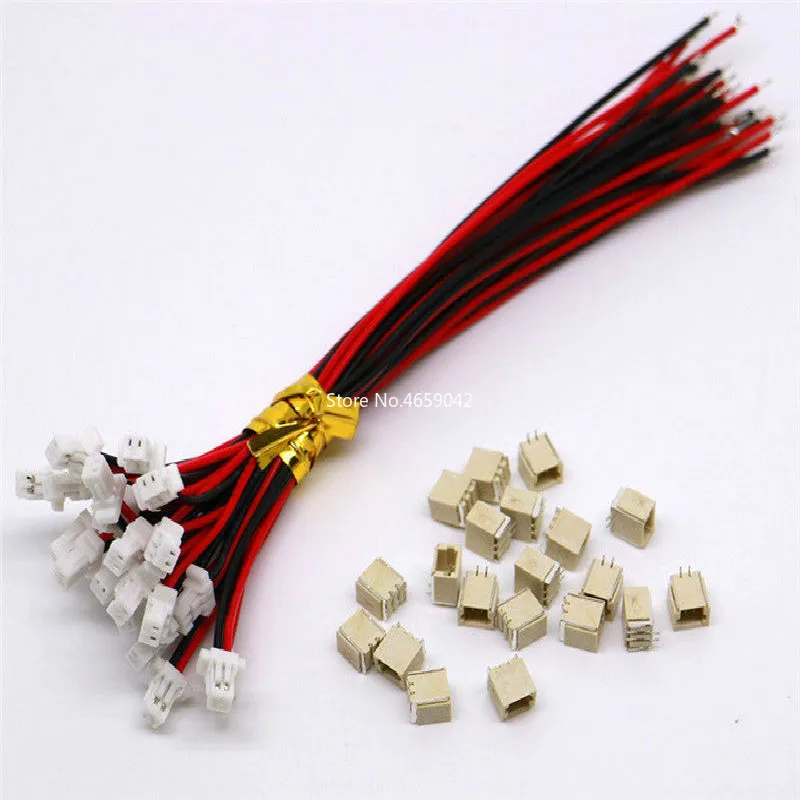 5 Sets Mini Micro Jst SH 1.0mm 2Pin 3/4/5/6/7/8/9/10P JST Connector met Draden Kabel