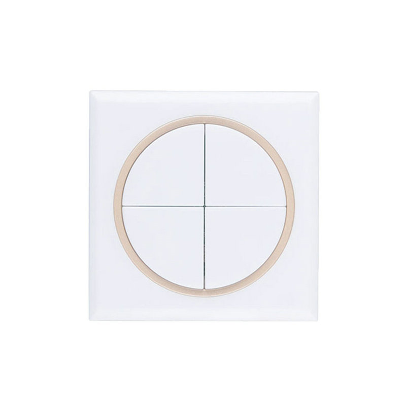 86 Wall Panel Remote Transmitter 1 2 3 4 Button Sticky RF TX Smart Home Room Living Room Bedroom Wireless Remote Control: 4CH / 433Mhz