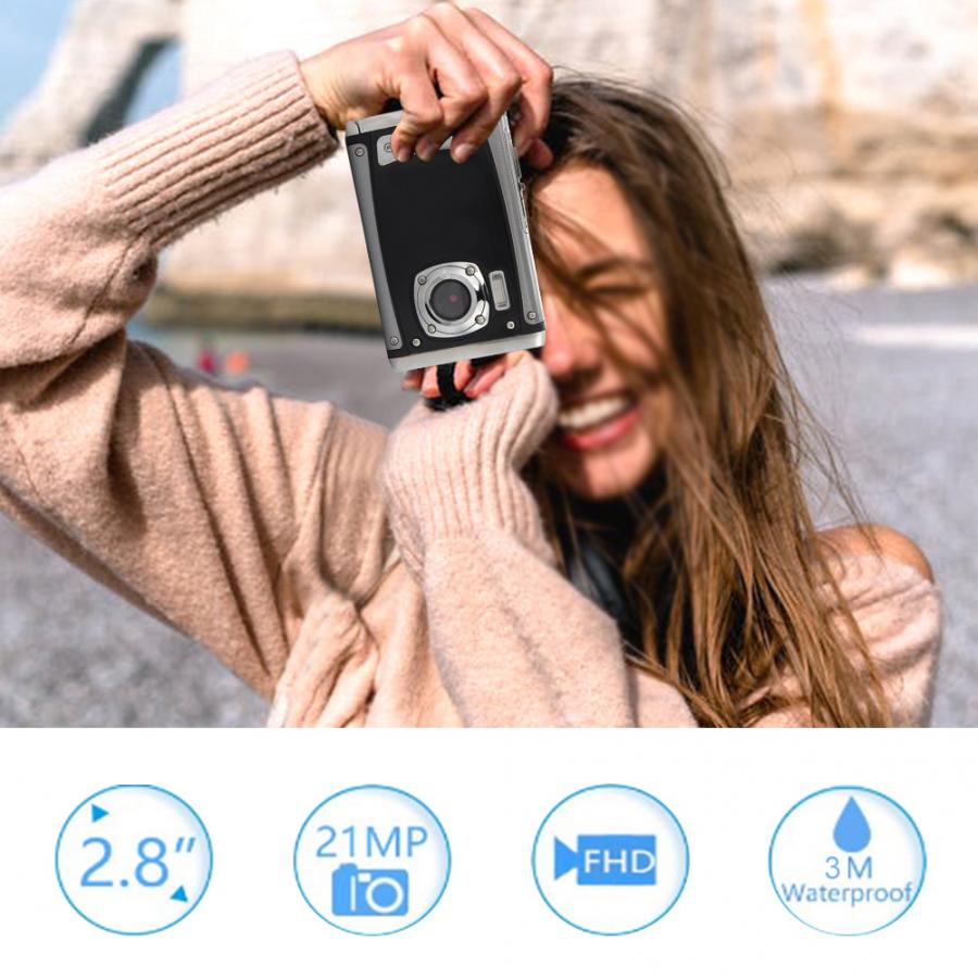 Digital camaras 2.4" LCD Screen Ultra-thin HD Digital Camera Waterproof Resistant Outdoor Camera camera profissional