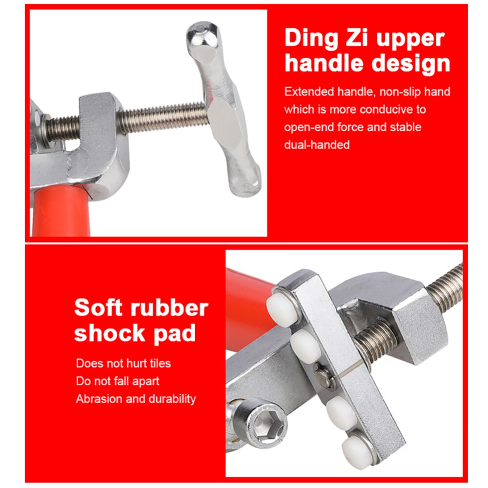 Easy Glide Glass Tile Cutter 2-in-1Professional Cutter Thick Glass Cutter Cutting Tool With Handle