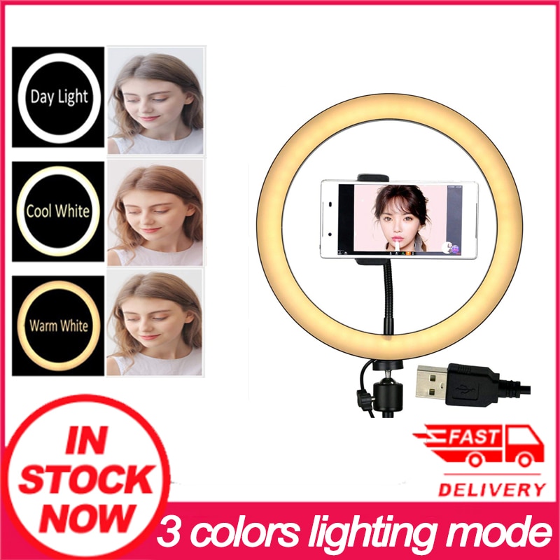 8/10/12 "Selfie LED Ring Licht praktisch Halfter Schreibtisch Lampe für Live-machen-hoch/Fotografie LED Kamera selfie Licht Ring