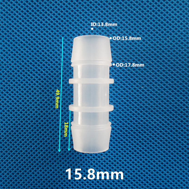 Raccordi per tubi flessibili per irrigazione da giardino con connettori diritti in plastica da 5 pz/pacco 1.6mm-15.8mm: Colore rosa