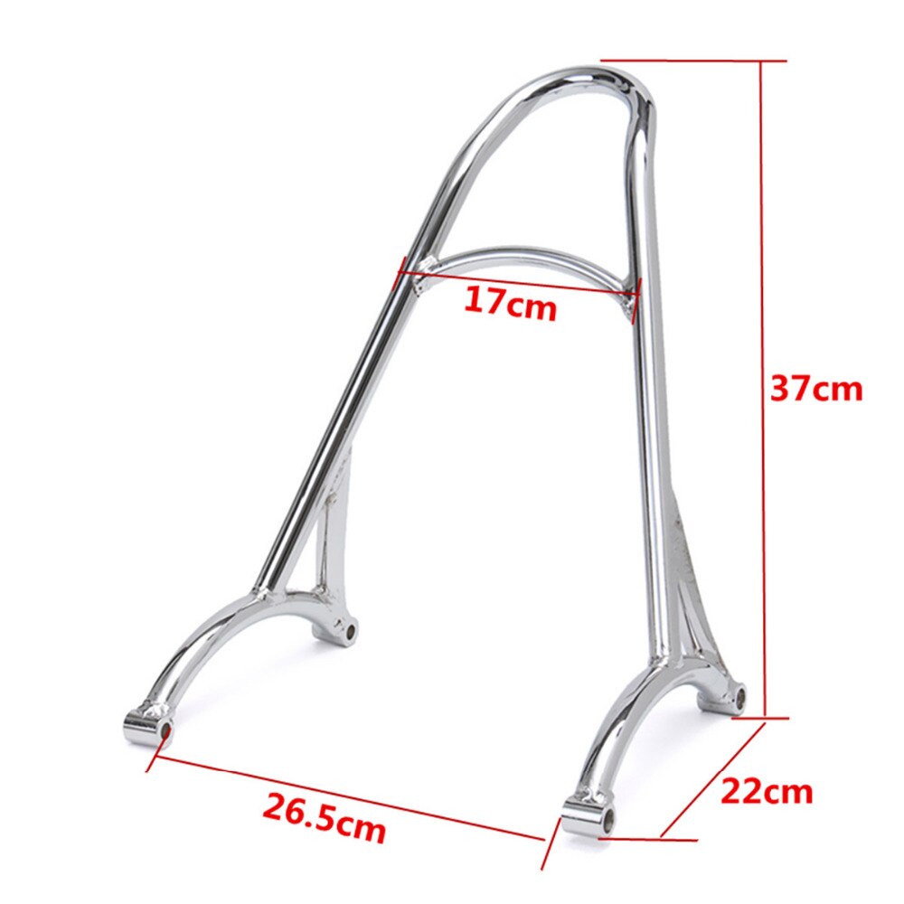 Motorsykkel deler passasjer ryggstøtte pingle bar chrom til harley sportster xl jern nightster 883 1200 04-15