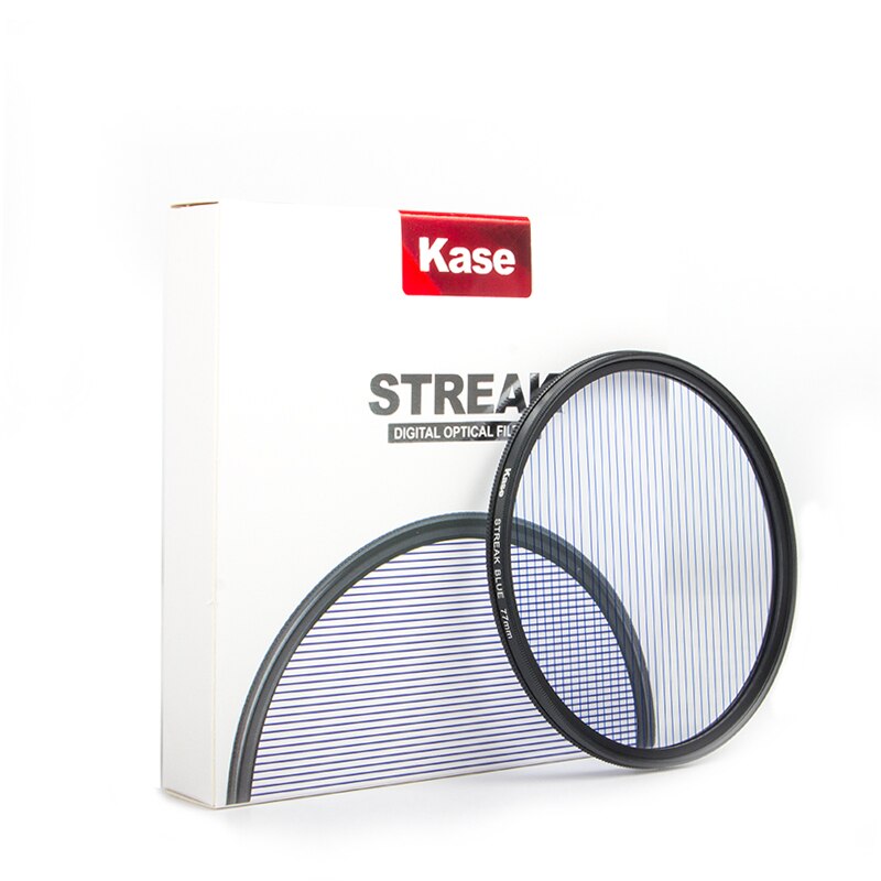 Kase 67/72/77/82mm raia azul lente filtro de vidro óptico, ideal para câmera dslr cinematice vídeos