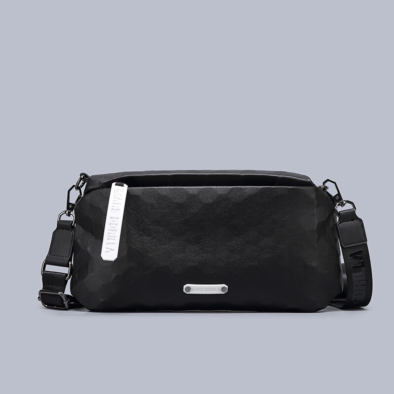 Dames schoudertassen borst leer pu crossbody voor dames rits satijnen voering unieke messenger criss-cross: Zwart