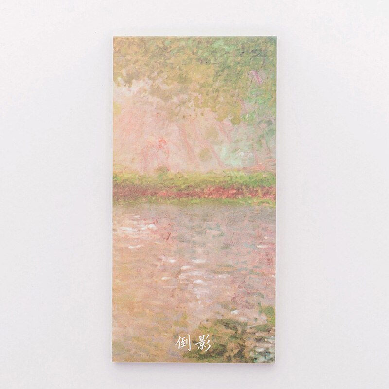 Kawaii Lange Memo Pad Sticky Notes Briefpapier Sticker Landschap Seaside Planner Kantoor School Plan Van: New 6