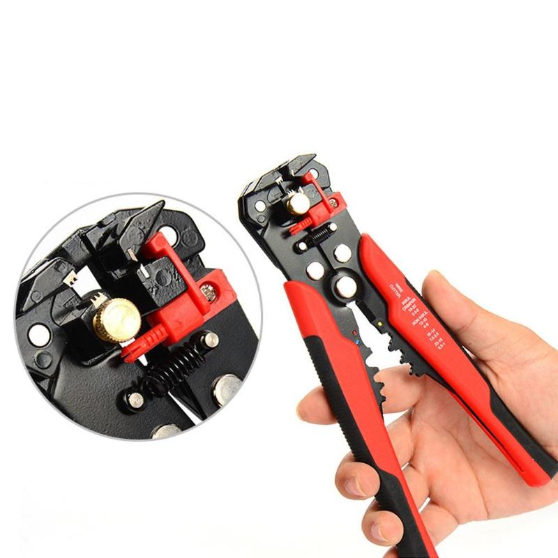 3 in 1 Automatic Cable Wire Stripper Cutter Crimper Multifunctional Terminal Crimping Stripping Plier Tools Cable Wire Stripper