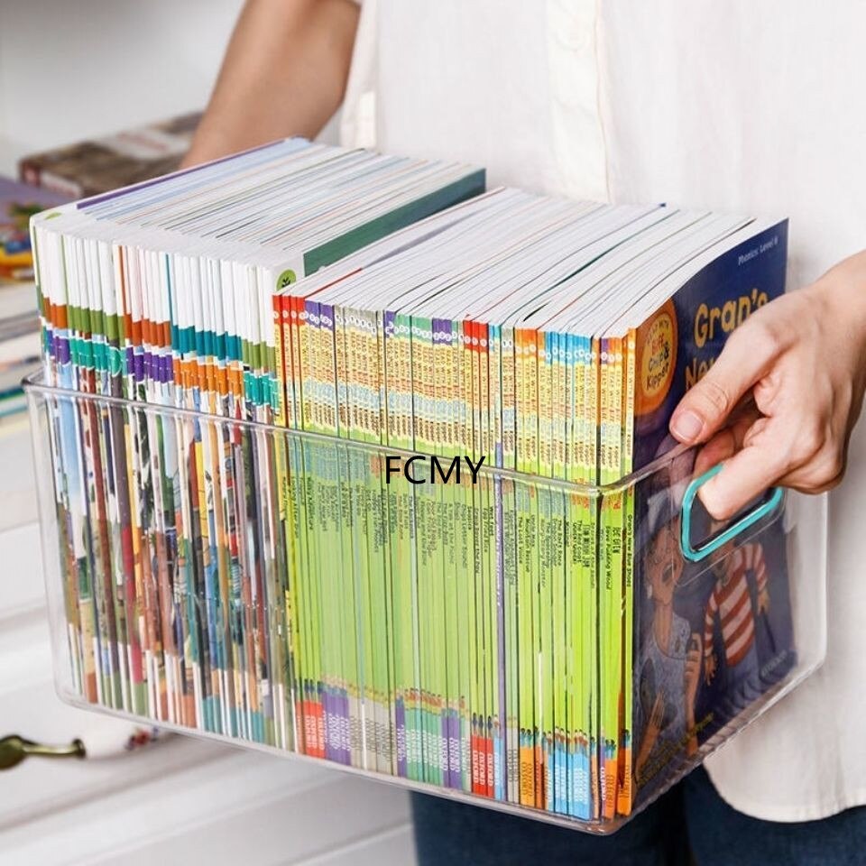 Boîte de rangement de magazines en plastique, tiroir de bureau d'école, Type de porte-livre, bacs de rangement pour accessoires de bureau