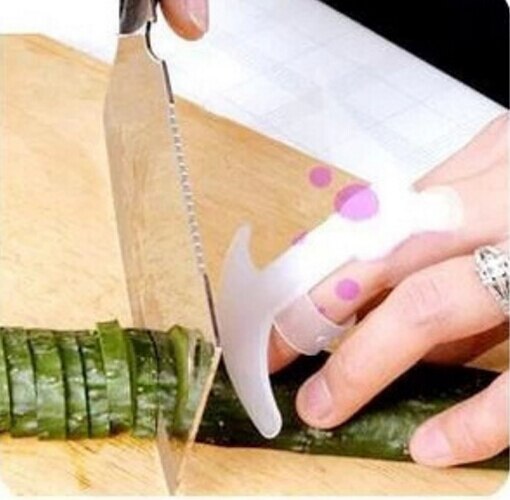 Protège-doigts en plastique, protège votre doigt pour ne pas blesser, sécurité, protection des mains, outils de cuisine, B086-1