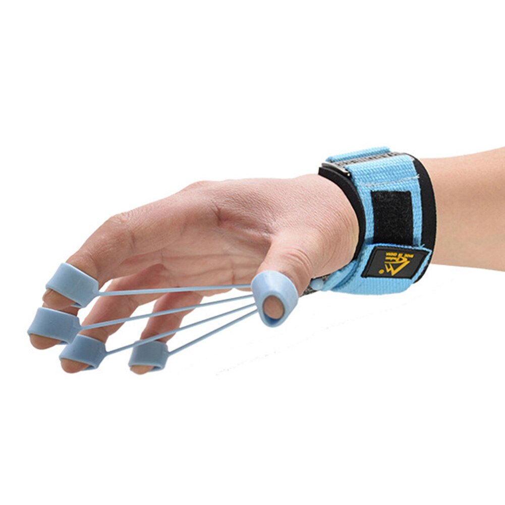 Finger Gripper Strength Trainer Extensor Exerciser Finger Flexion Extension Training Device With Resistance Band Finger Strength