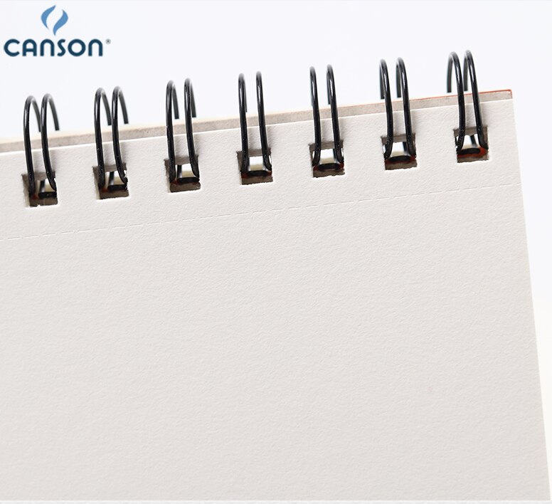 CANSON Sketch Book 90g XL Drawing Book 90g Orange Cover Coil 60 Pages A4 A5 Fine Grain Sketchbooks Acid-free Paper