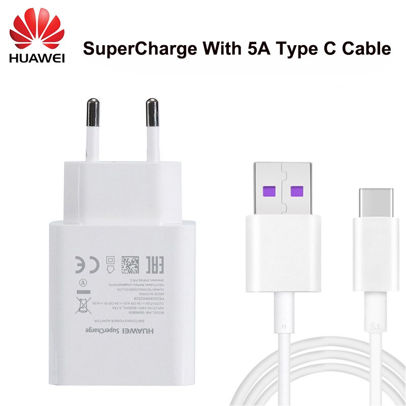 Huawei-supercargador de 22,5 W, Cable tipo C para Huawei P20, P30 lite Pro, P9, P10, P40, Mate 30, 20 RS Pro, 10, nova 5i, 5A, 5T, 6