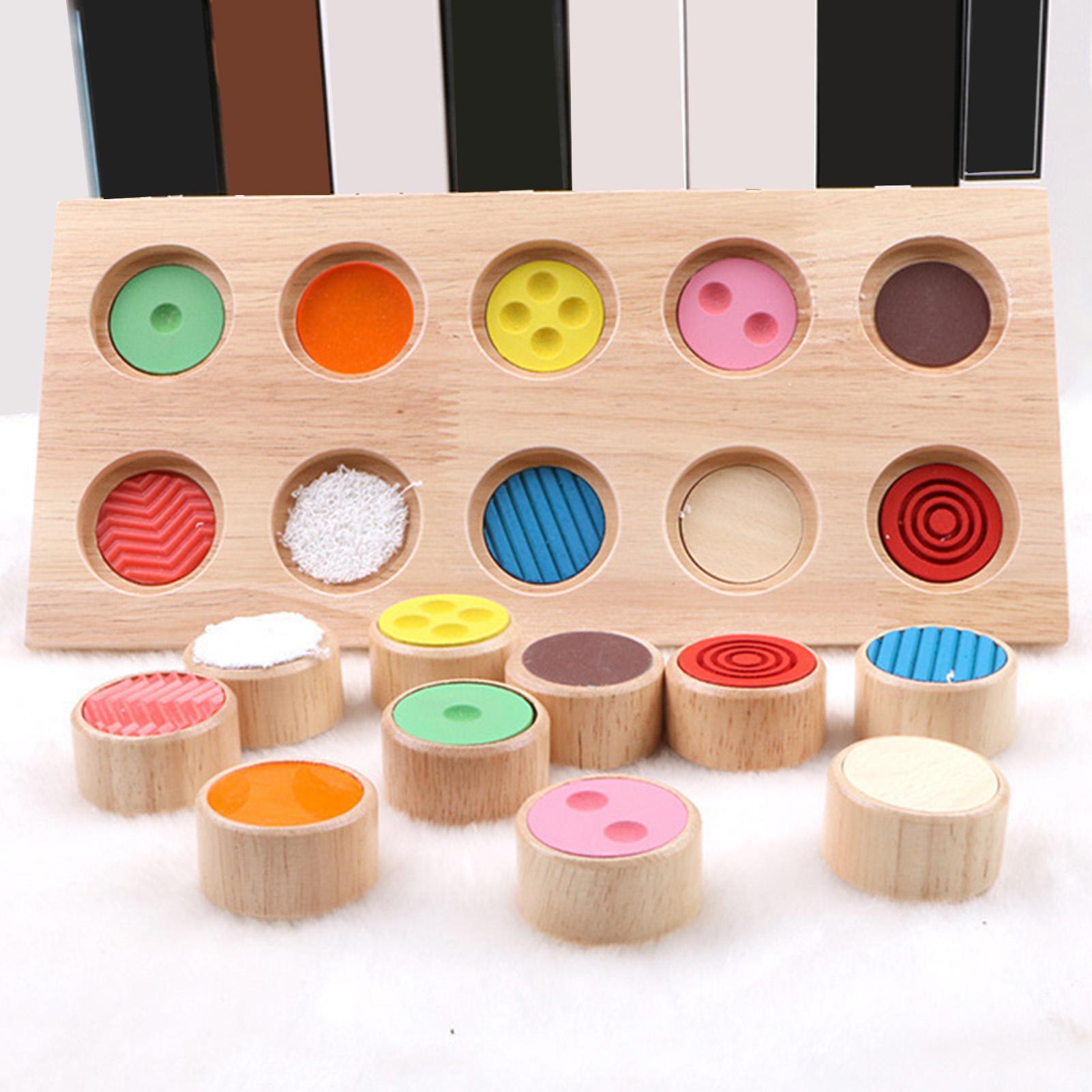 Wooden Memory Touch Flap Baby Knowledge Color Early Education Training Toy