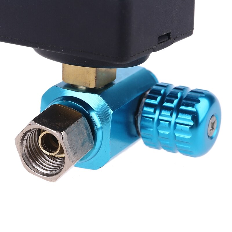 Digital Pressure Regulator Air Gauge with Locking Adjustment Valve for Spray-Gun Paint-Gun PSI BAR Kpa KG/CM2