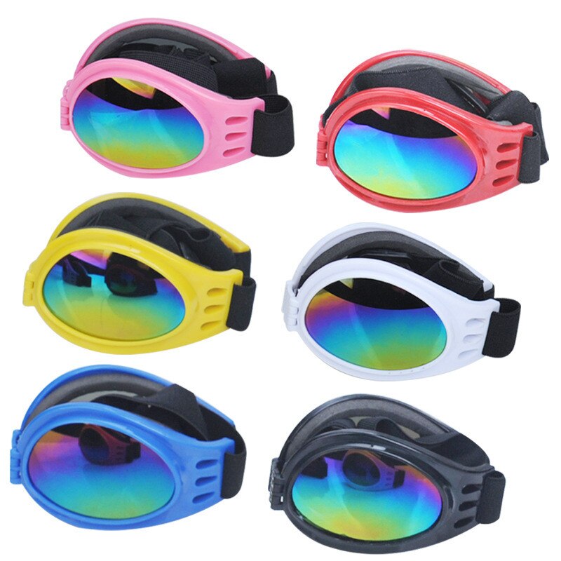 6 Colors foldable Pet Dog glasses medium Large Dog pet glasses Pet eyewear waterproof Dog Protection Goggles UV Sunglasses