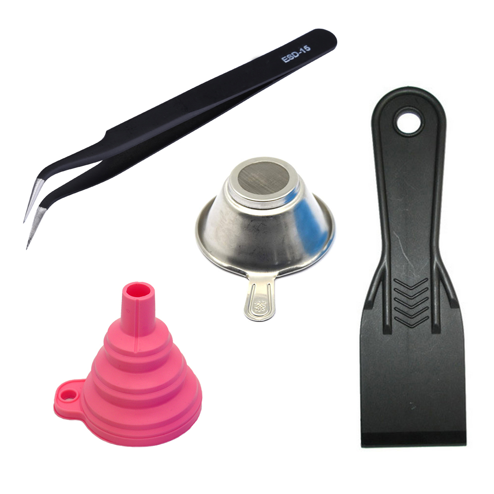 Neue Metall UV Harz Filter Tasse + Silizium SLA 3D Drucker UV Harz hrichter 3d drucker teile Für LCD 3D Drucker Zubehör
