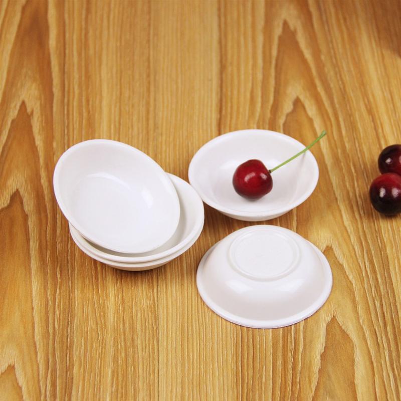 10 stuks witte plastic sausschaaltjes, dipschaaltjes, onbreekbare kruidenschaaltjes, schoteltjes voor hapjes