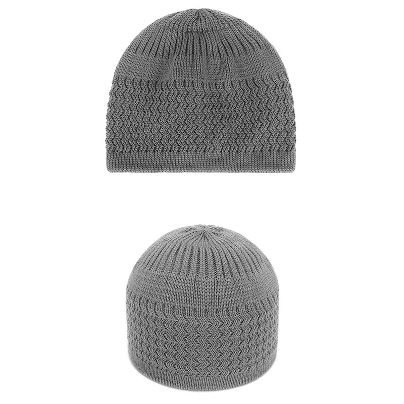 Hiver tricoté hommes musulmans chapeaux de prière unisexe bonnets casquette islamique Ramadan juif kippa Homme chapeau hommes Wrap tête casquettes: Rose