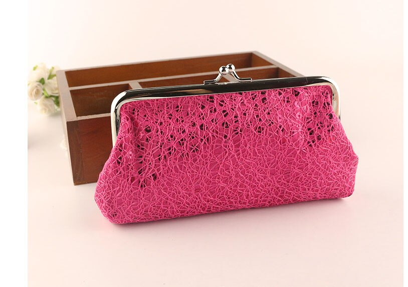 Moda feminina lantejoulas cion bolsa dia embreagem senhoras festa de casamento bolsas carteiras femininas saco de telefone celular 5 cores: Rose red