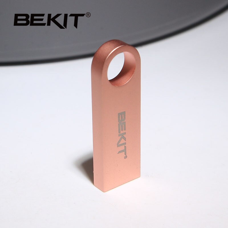Bekit usb-stick 64gb metalen pendrive hoge snelheid usb-stick 32gb pendrive werkelijke capaciteit 16gb 8gb usb 2.0 flash: 8gb / Rood