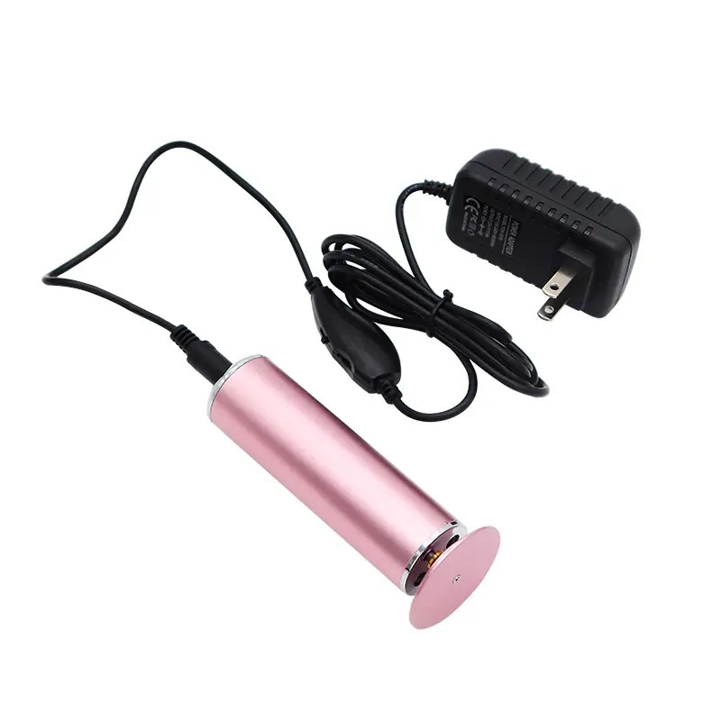 Electric Foot Callus Remove Pedicure Grinder Foot Care Tool Remove Dry Hard Dead Skin Exfoliating Nail & foot care: Pink / UK