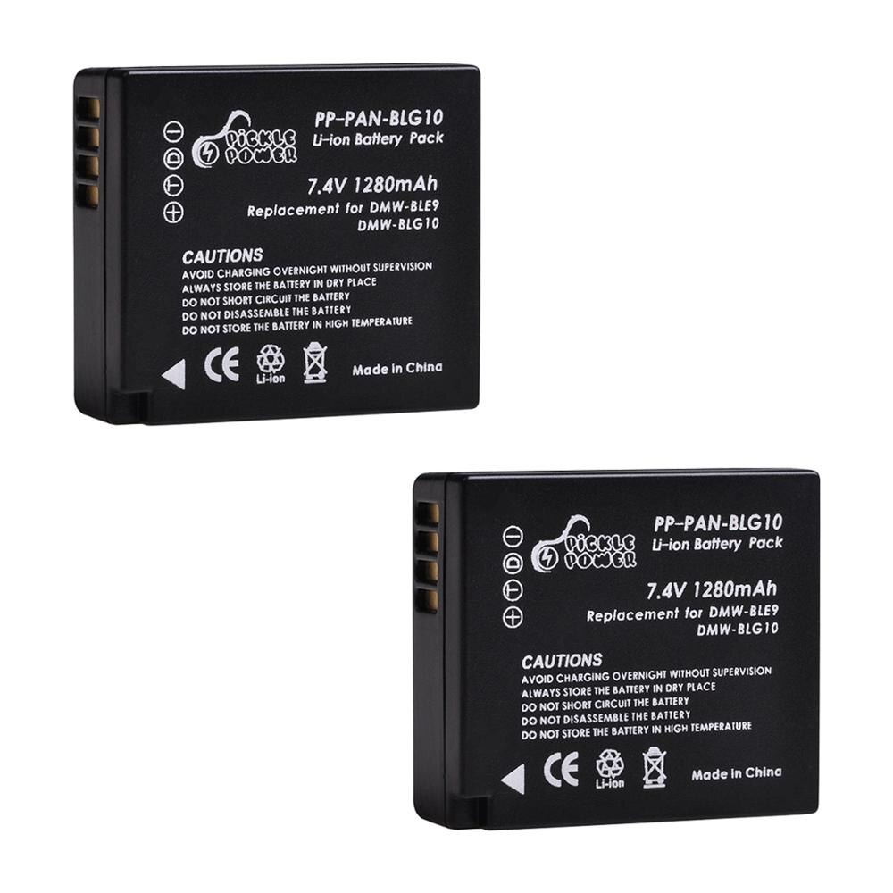 4 kpl 1280 mah dmw-blg 10 blg 10 blg 10e dmw-ble 9 akku ja led-kaksois-usb-laturi panasonic lumix  gf5 gf6 gx7 gx9 lx100 gx80 gx85: lle: 2 akkua