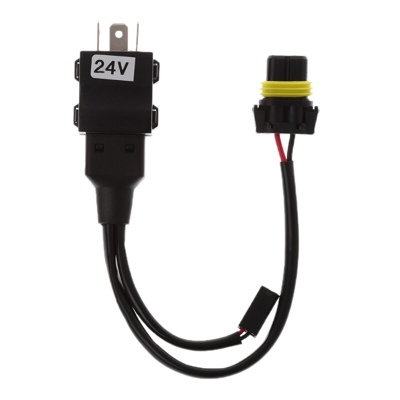 Relay Harness Control Cable For H4 Hi/Lo Bi-Xenon HID Bulbs Wiring Controller: 24V