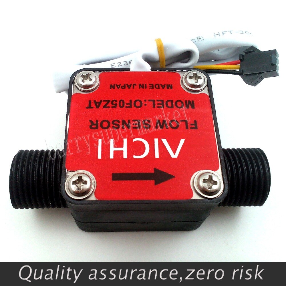 Flow meter fuel gauge flowmeter caudalimetro counter flow indicator sensor milk honey detergent Hall flowmeter G1/2 0-10LPM