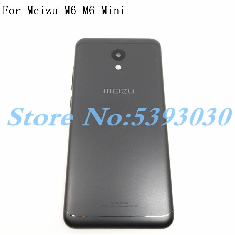 Behuizing Voor Meizu M6 m6 mini M711H M711Q Metalen Batterij Back Cover Vervangende Onderdelen Case + Knoppen Camera Lens + side toetsen